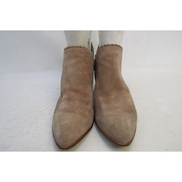 FRYE Womens Size 11 M Brown Suede Ankle Zip Fashion Boots Bootie - Picture 5 of 11